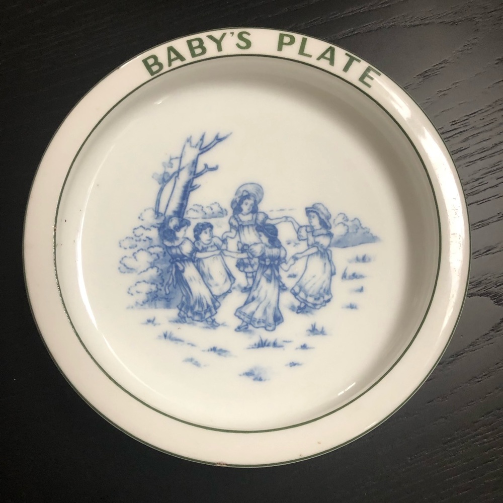 Antique Bone China Baby bowl H& Co. 
circa 1900